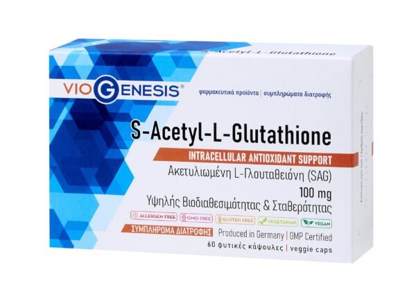 VioGenesis S-Acetyl-L-Glutathione 60 caps