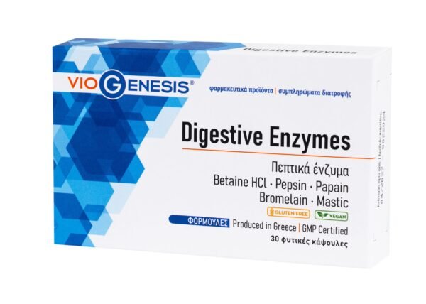 VioGenesis Digestive Enzymes 30 caps