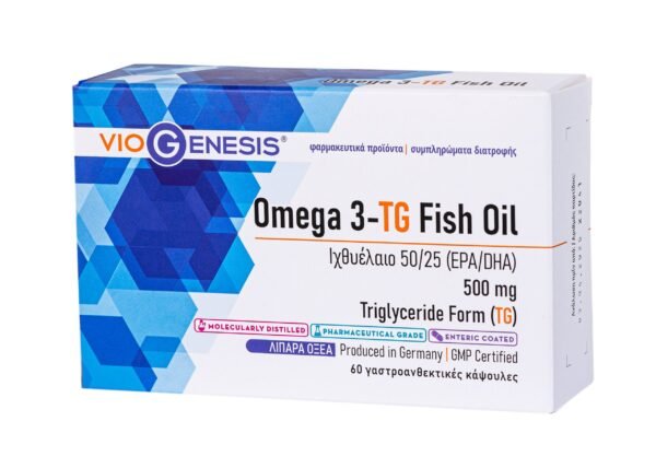 VioGenesis Omega 3 – TG Fish Oil 60 enteric coated caps