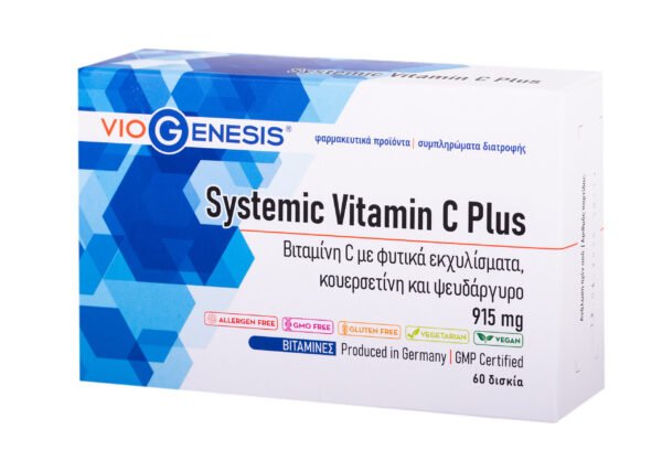 VioGenesis Vitamin C Systemic Plus 915 mg 60 tabs