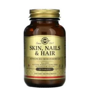 Solgar Skin Nails And Hair Formula 60tabs (Συμπλήρωμα Διατροφής για Υγιή Δέρμα, Νύχια & Μαλλιά)